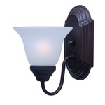 Essentials 801 Bathroom Vanity Light - Frosted / Oil Rubbed Bronze