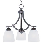 Axis Down Chandelier - Oil Rubbed Bronze / Frosted