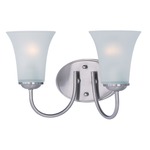 Logan Bathroom Vanity Light - Satin Nickel / Frosted