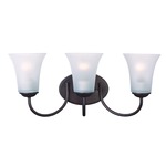 Logan Bathroom Vanity Light - Oil Rubbed Bronze / Frosted