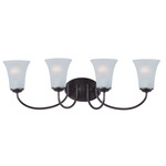 Logan Bathroom Vanity Light - Oil Rubbed Bronze / Frosted