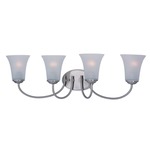 Logan Bathroom Vanity Light - Satin Nickel / Frosted