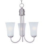 Logan Chandelier - Satin Nickel / Frosted