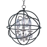 Orbit Pendant - Anthracite / Crystal