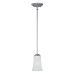 Logan Mini Pendant - Satin Nickel / Frosted