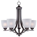 Axis Chandelier - Oil Rubbed Bronze / Frosted