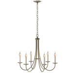 Simple Sweep Chandelier - Soft Gold