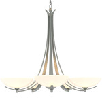 Aegis Chandelier - Vintage Platinum / Opal