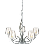 Flora Twining Chandelier - Vintage Platinum / Clear