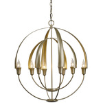 Double Cirque Chandelier - Soft Gold