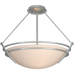 Presidio Tryne Semi Flush Ceiling Light - Vintage Platinum / Sand