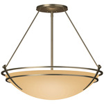 Presidio Tryne Semi Flush Ceiling Light - Soft Gold / Sand