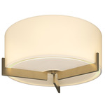 Axis Ceiling Light Fixture - Soft Gold / Opal
