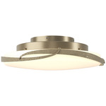 Flora LED Ceiling Light Fixture - Soft Gold / Opal