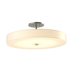 Disq Ceiling Light Fixture - Vintage Platinum / Spun Frost