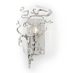 Icy Lady Wall Light - Nickel / Crystal