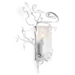 Icy Lady Wall Light - Matte White / Crystal