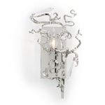 Icy Lady Wall Light - Nickel / Crystal