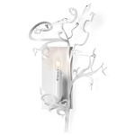 Icy Lady Wall Light - Matte White / Crystal