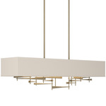 Cavaletti Linear Pendant - Soft Gold / Flax