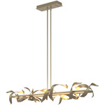 Folio Large Linear Pendant - Soft Gold