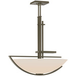 Ondrian Oval Pendant - Soft Gold / Opal