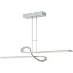 Switchback LED Pendant - Vintage Platinum