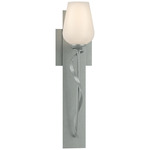 Flora Torch Wall Sconce - Vintage Platinum / Opal