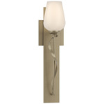 Flora Torch Wall Sconce - Soft Gold / Opal