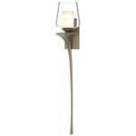 Antasia Double Glass Wall Sconce - Soft Gold / Clear / Opal