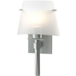 Beacon Hall Glass Cone Wall Sconce - Vintage Platinum / Opal