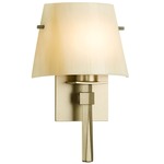 Beacon Hall Glass Cone Wall Sconce - Soft Gold / Ivory Art