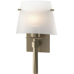 Beacon Hall Glass Cone Wall Sconce - Soft Gold / Opal