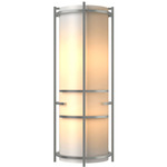 Extended Bars Wall Sconce - Vintage Platinum / White Art