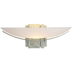 Oval Impressions Wall Sconce - Vintage Platinum / Opal