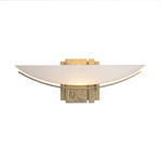 Oval Impressions Wall Sconce - Soft Gold / Opal