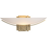 Oval Impressions Wall Sconce - Soft Gold / Opal