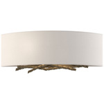 Brindille Horizontal Wall Sconce - Soft Gold / Flax