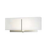 Exos Square Wall Sconce - Vintage Platinum / Natural Anna