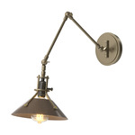 Henry Swing Arm Wall Sconce - Soft Gold / Bronze