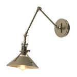 Henry Swing Arm Wall Sconce - Soft Gold / Soft Gold
