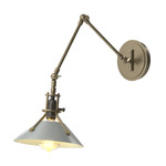 Henry Swing Arm Wall Sconce - Soft Gold / Vintage Platinum