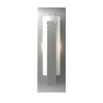 Forged Tall Bar Wall Sconce - Vintage Platinum / Opal