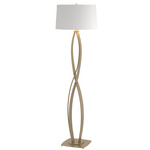 Almost Infinity Floor Lamp - Soft Gold / Natural Anna