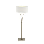 Contemporary Formae Floor Lamp - Soft Gold / Natural Anna
