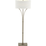 Contemporary Formae Floor Lamp - Soft Gold / Natural Anna