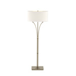 Contemporary Formae Floor Lamp - Soft Gold / Flax