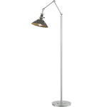 Henry Floor Lamp - Vintage Platinum / Natural Iron