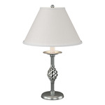 Twist Basket Table Lamp - Vintage Platinum / Natural Anna