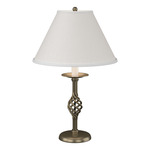 Twist Basket Table Lamp - Soft Gold / Natural Anna